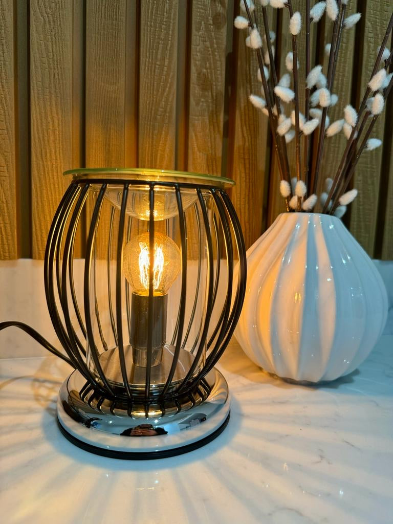 Black Wax Melt Lamp