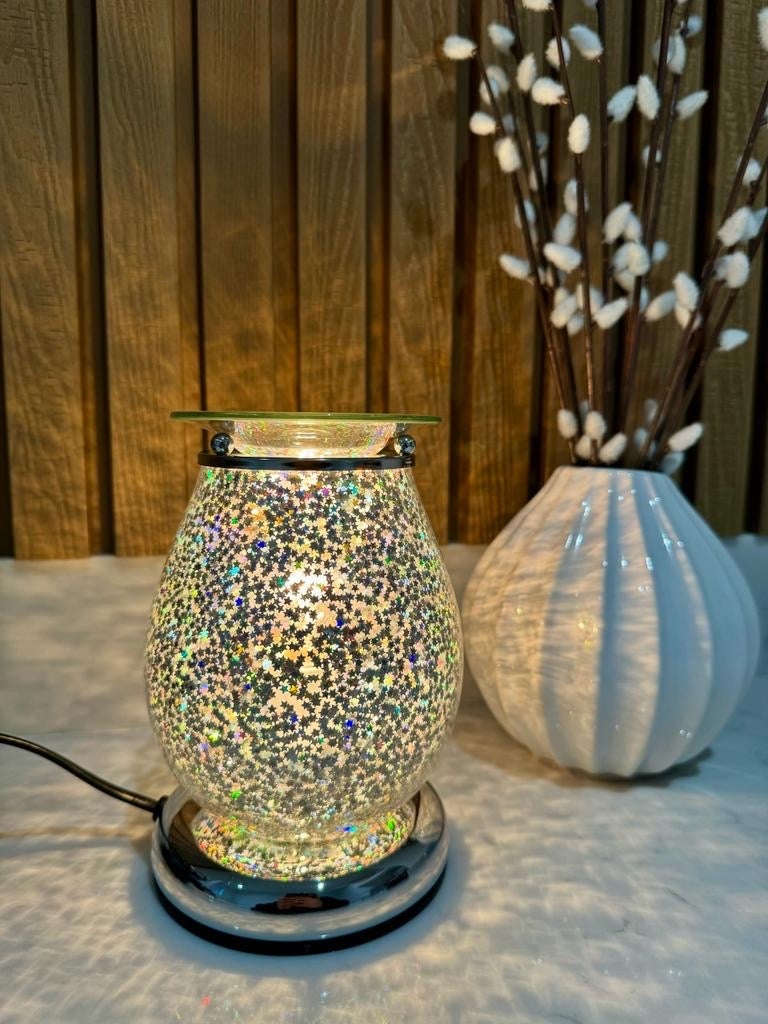 Glitter Star Wax Melt Lamp