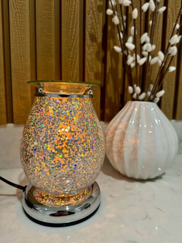 Glitter Star Wax Melt Lamp