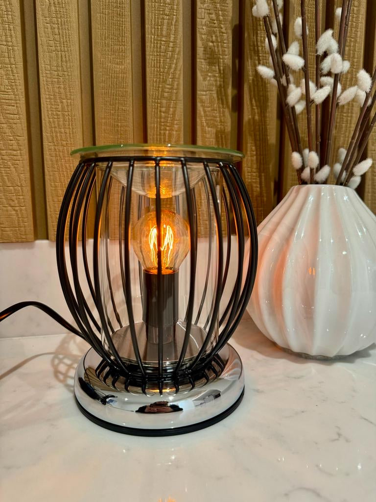 Black Wax Melt Lamp