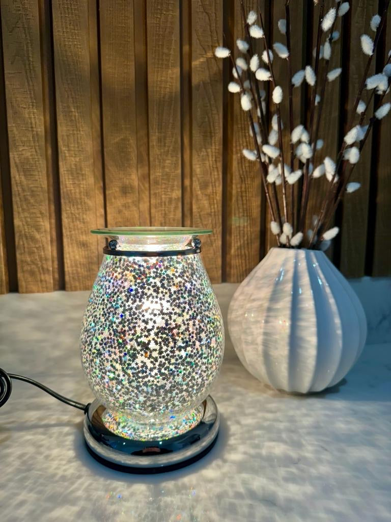 Glitter Star Wax Melt Lamp