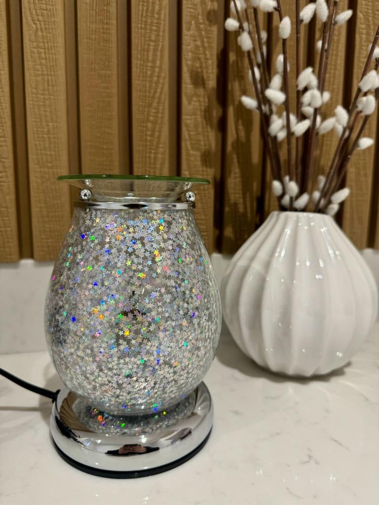 Glitter Star Wax Melt Lamp