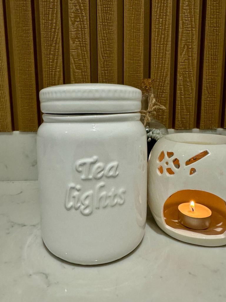 Tea Light Storage Jar