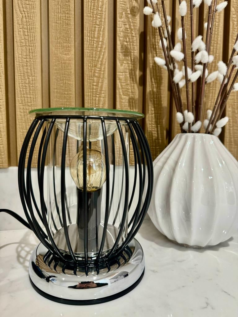 Black Wax Melt Lamp