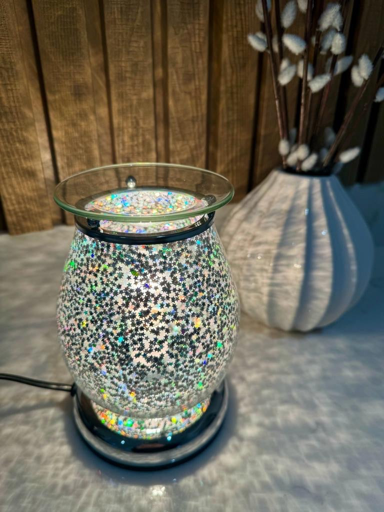 Glitter Star Wax Melt Lamp