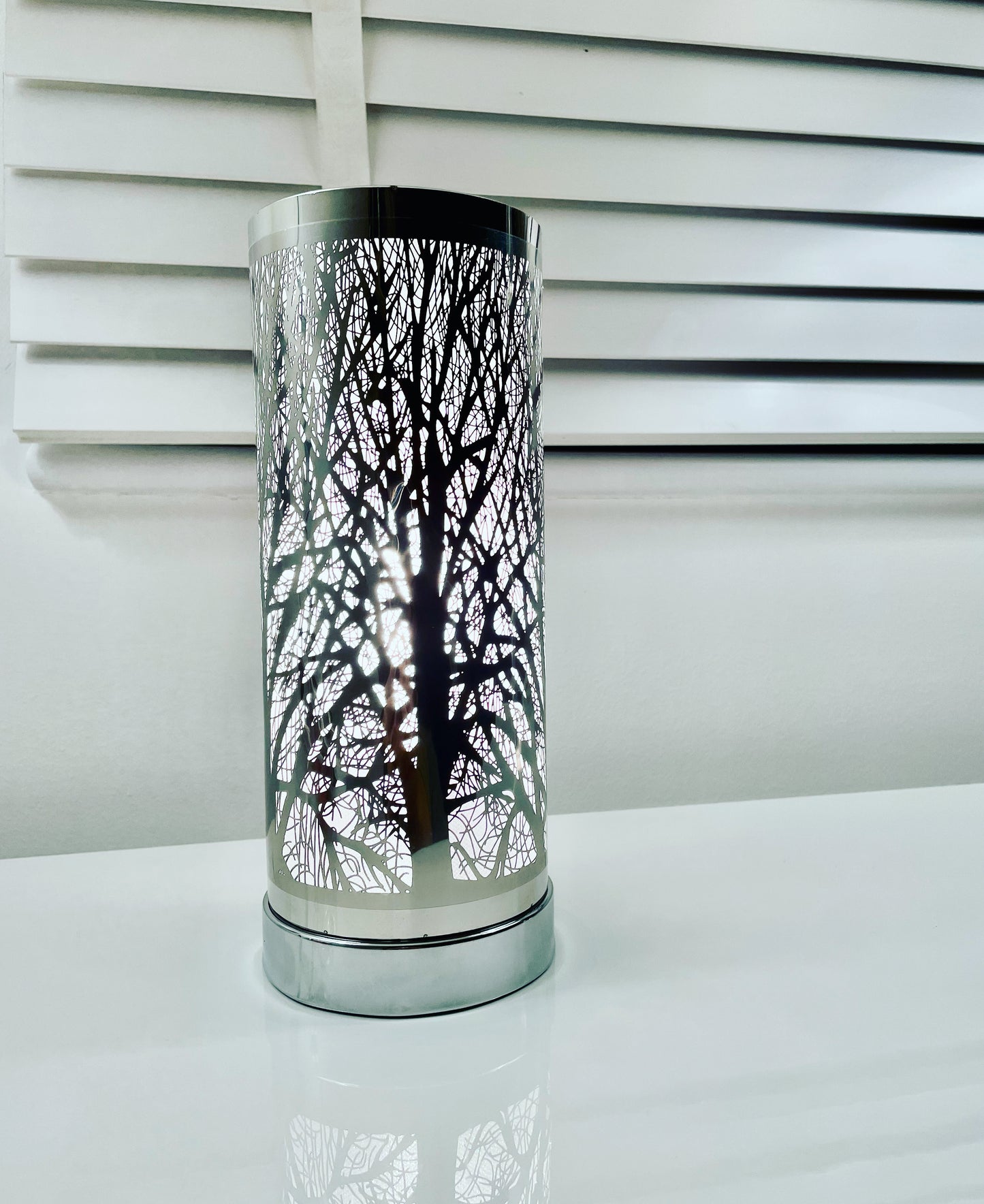 White & Silver Tree Electric Burner